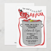 Bayou Kreeft Kook Uitnodiging (Voorkant / Achterkant)