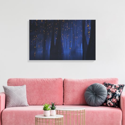 Bayou (Nacht) Canvas Afdruk (Insitu (Woonkamer))