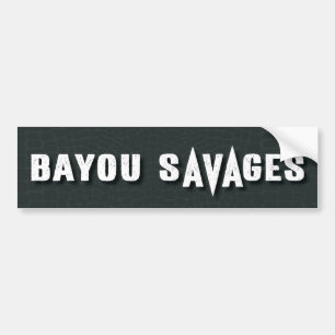 Bayou Savages bumpersticker