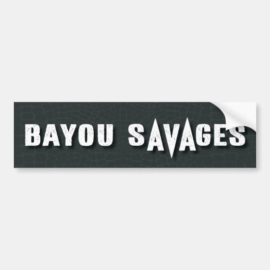 Bayou Savages bumpersticker (Voorkant)