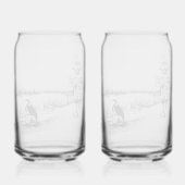 Bayou Scène Glas Kan Beker (Achterkant)