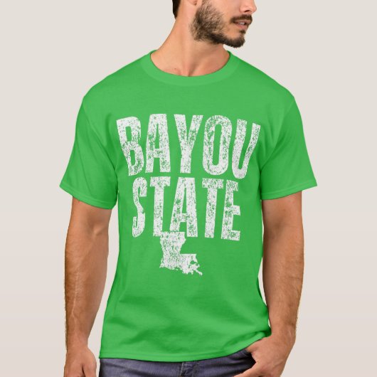 Bayou State Louisiana T-shirt (Voorkant)