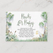 Bayou Swamp Baby shower Book Request Kaart (Voorkant)