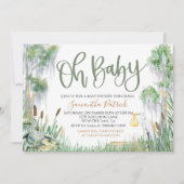 Bayou Swamp Baby shower Invitation Kaart (Voorkant)