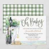 Bayou Swamp Baby shower Invitation Kaart (Voorkant / Achterkant)