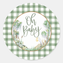 Bayou Swamp Baby shower Sticker