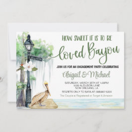 Bayou Swamp Engagement Party Invitation Kaart