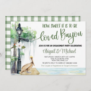 Bayou Swamp Engagement Party Invitation Kaart