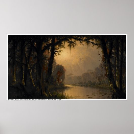 Bayou Teche, Louisiana[1883] Poster (Voorkant)