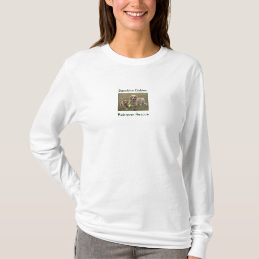 Bayou Woman's Long Sl T-shirt - Sunshine Golden (Voorkant)