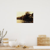 Bayport Michigan Lake Fenton Poster (Keuken)