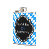 Bayrisch Blut Flachmann Heupfles (Links)