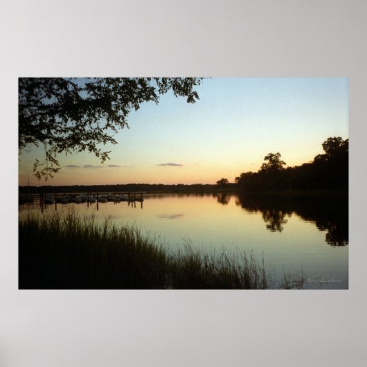 Bayside Boats Print (Voorkant)