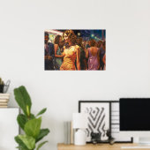 Bayside Latina 's nachts Poster (Thuiskantoor)