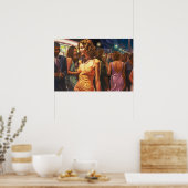 Bayside Latina 's nachts Poster (Keuken)