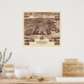 Bayside Park - Queens, NY Panoramic Map - 1915 Poster (Keuken)