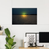 Bayside Sunset Poster (Thuiskantoor)