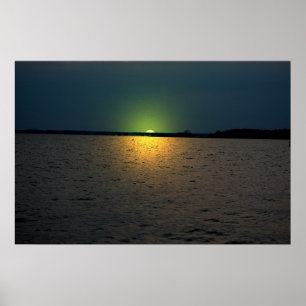 Bayside Sunset Poster