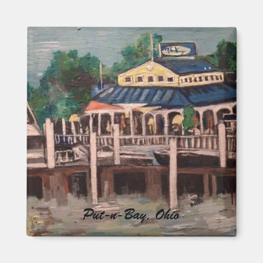 Bayview Avenue, Put-n-Bay, Ohio magneet (Voorkant)