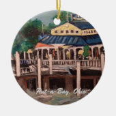 Bayview Avenue, Put-n-Bay, Ohio Ornament (Voorkant)