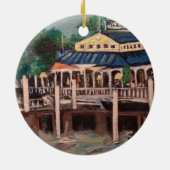 Bayview Avenue, Put-n-Bay, Ohio Ornament (Achterkant)