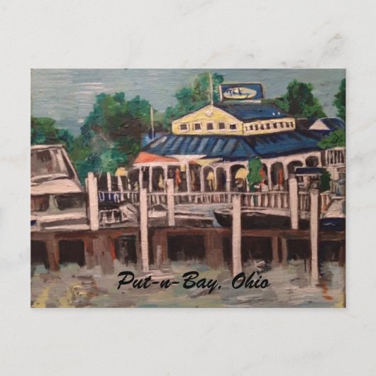 Bayview Avenue, Put-nBay, Ohio Briefkaart (Voorkant)