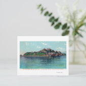 Bayview of Alcatraz Island and Prison Briefkaart (Staand voorkant)