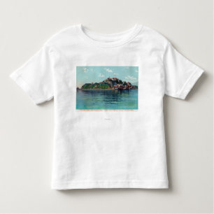 Bayview of Alcatraz Island and Prison Kinder Shirts