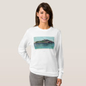 Bayview of Alcatraz Island and Prison T-shirt (Voorkant volledig)