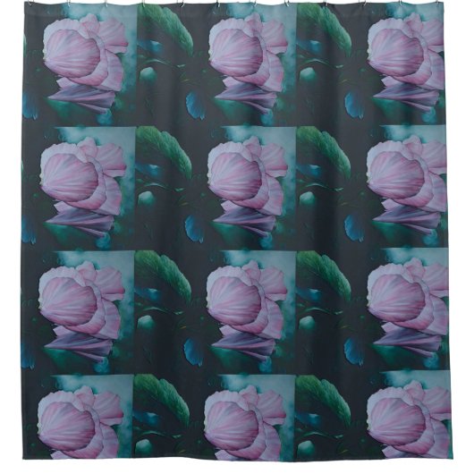 Bayville Blossom Douchegordijn (Voorkant)