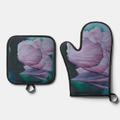 Bayville, Blossom Ovenwant & Pannenlap Set (Voorkant)