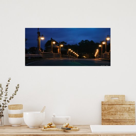Bayville Bridge Sunrise Poster (Keuken)