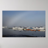 Bayville Foggy Sunrise Poster (Voorkant)