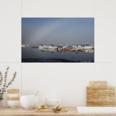 Bayville Foggy Sunrise Poster (Keuken)