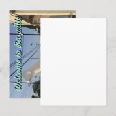 Bayville Route 9 Dinosaur Briefkaart (Voorkant / Achterkant)