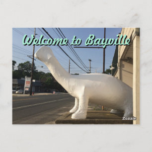 Bayville Route 9 Dinosaur Briefkaart