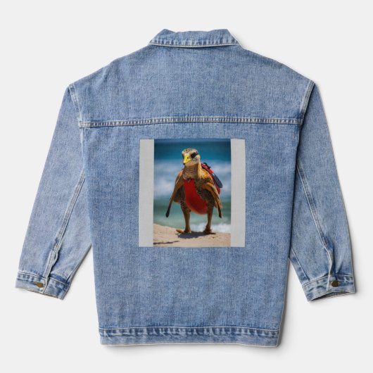 Baywatch Beast Denim Jacket (Achterkant)
