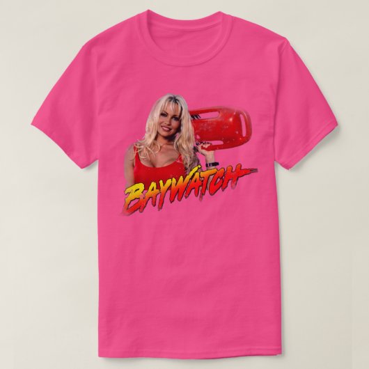 Baywatch bedroefd t-shirt (Design voorkant)