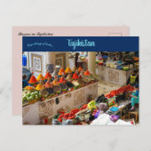 Bazaar in Tadzjikistan Briefkaart (Voorkant / Achterkant)