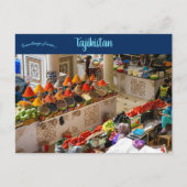 Bazaar in Tadzjikistan Briefkaart (Voorkant)