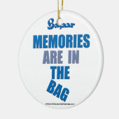Bazaar "Memories are in the Bag" Keramisch Ornament (Links)