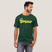 Bazaar Retro Script-Shirt T-shirt (Voorkant volledig)