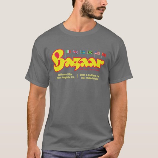 Bazaar Van Alle Naties T-shirt (Voorkant)