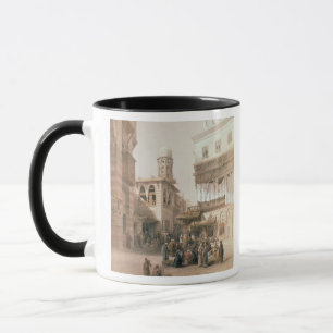 Bazaar van de Coppersmiths, Cairo, uit "Egypte en Mok