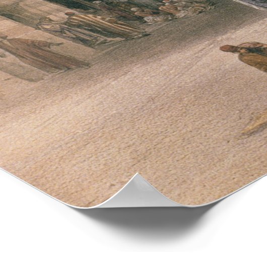 Bazaar van de Coppersmiths, Cairo, uit "Egypte en Poster (Hoek)