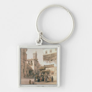 Bazaar van de Coppersmiths, Cairo, uit "Egypte en Sleutelhanger