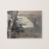 Bazaar van de zijderupsentelers in Caïro uit "Egyp Legpuzzel (Horizontaal)