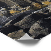 Bazaltkolommen bij Fingal's Cave, Staffa, voor de Poster (Hoek)
