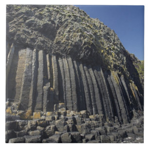 Bazaltkolommen bij Fingal's Cave, Staffa, voor de Tegeltje