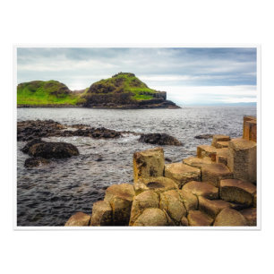 Bazaltkolommen Giant's Causeway Noord-Ierland Foto Afdruk
